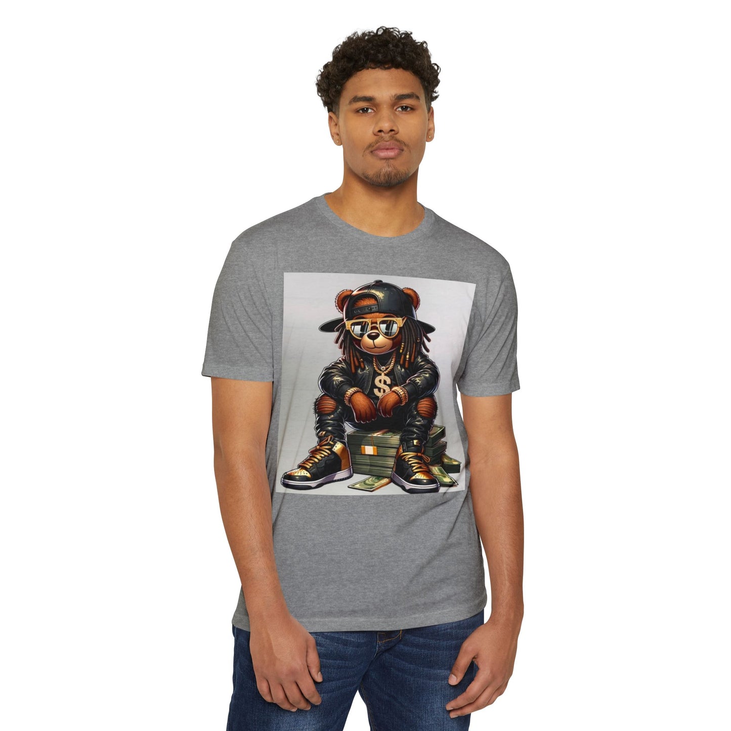 Cool Graffiti Bear Unisex T-Shirt - Colorful Street Art Inspired Tee