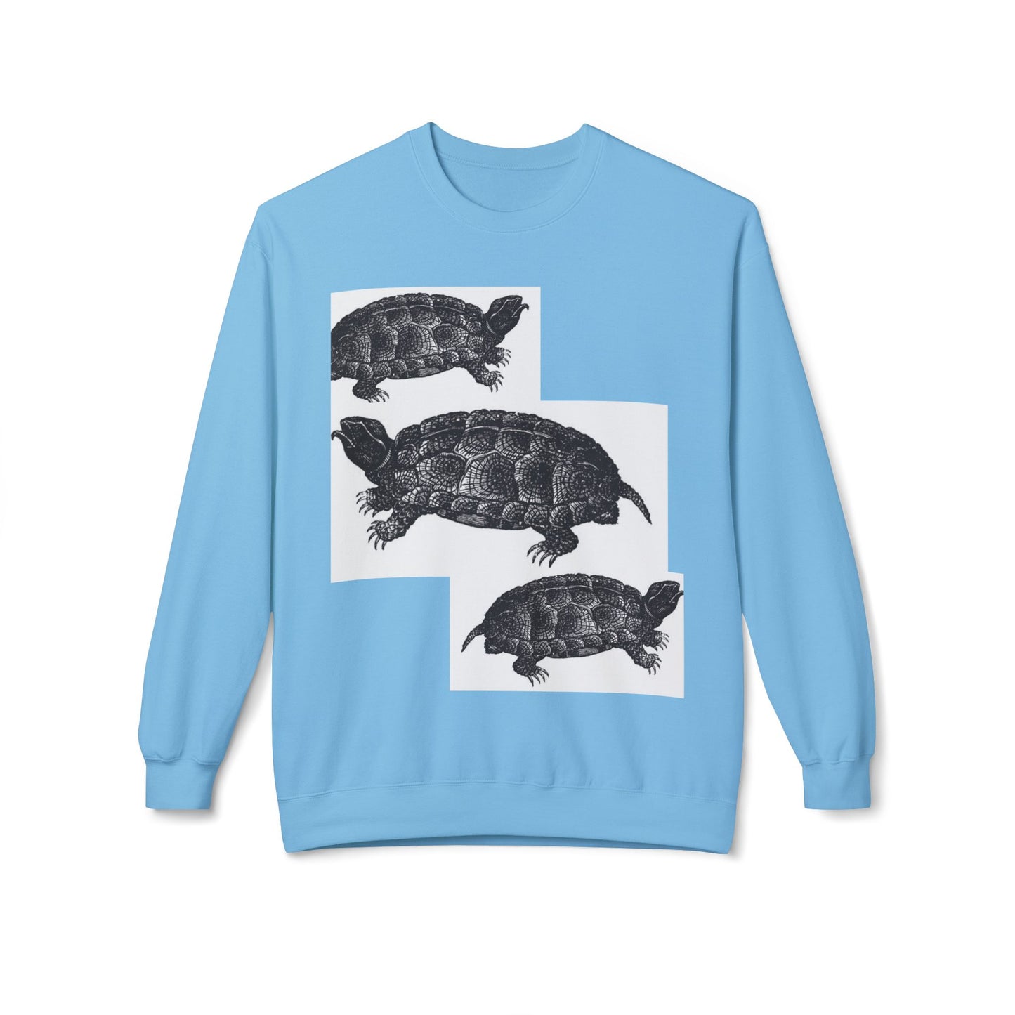 Cozy Turtle Graphic Sweatshirt - Unique Wildlife Apparel