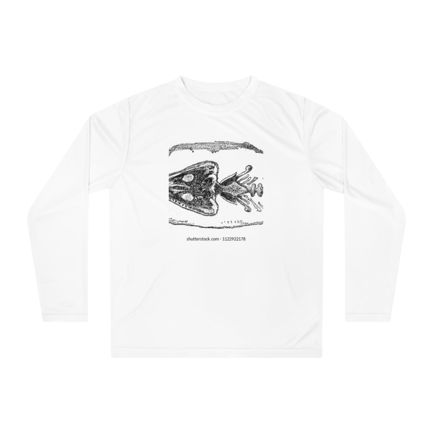 Outdoor Adventure Unisex Performance Long Sleeve Shirt - Vintage Rock Art Design