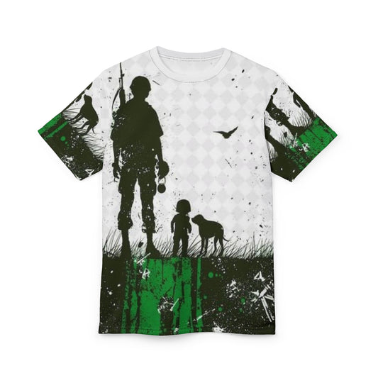 Adventure Spirit Unisex Cut & Sew Tee - Nature & Family Design
