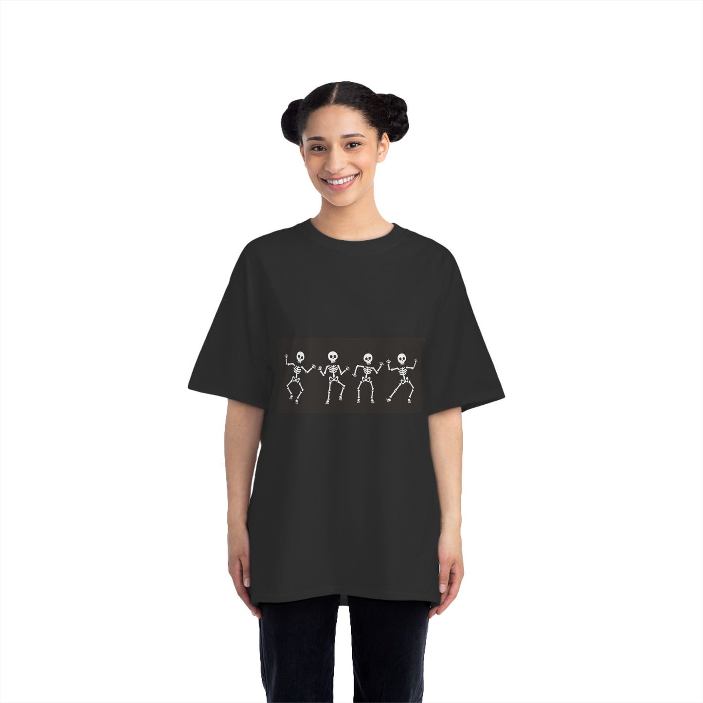"Dance Like a Skeleton" Graphic Beefy-T® Short-Sleeve T-Shirt