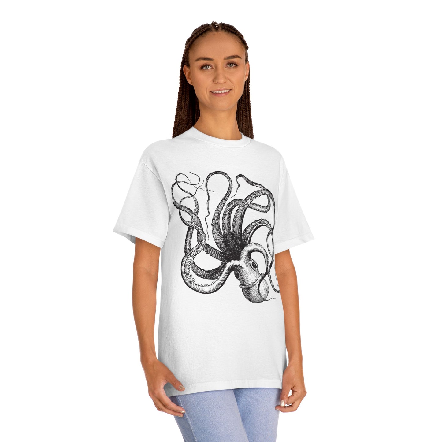 Octopus Graphic Unisex Classic Tee - Nautical Vibe Perfect for Ocean Lovers