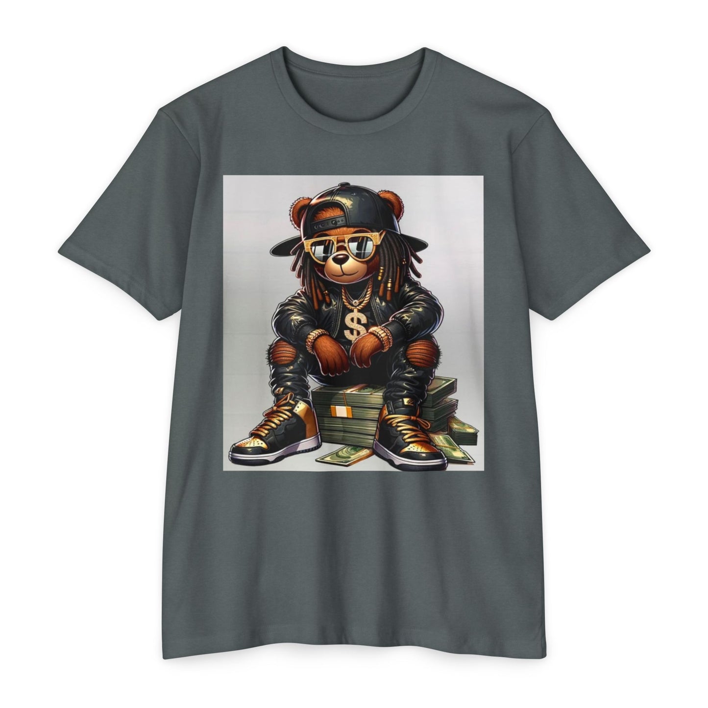 Cool Graffiti Bear Unisex T-Shirt - Colorful Street Art Inspired Tee