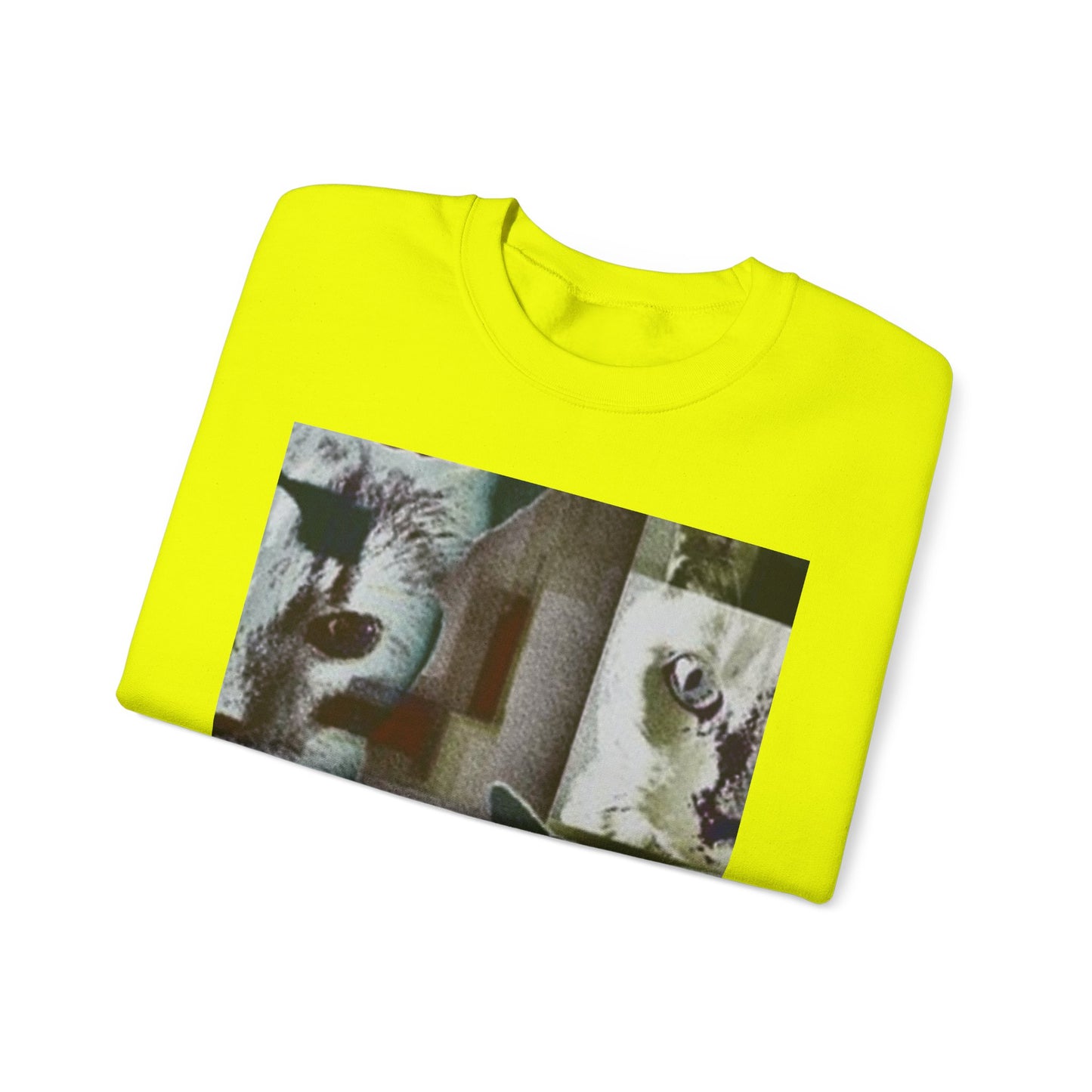 Cozy Cat Lover Crewneck Sweatshirt - Artistic Feline Design