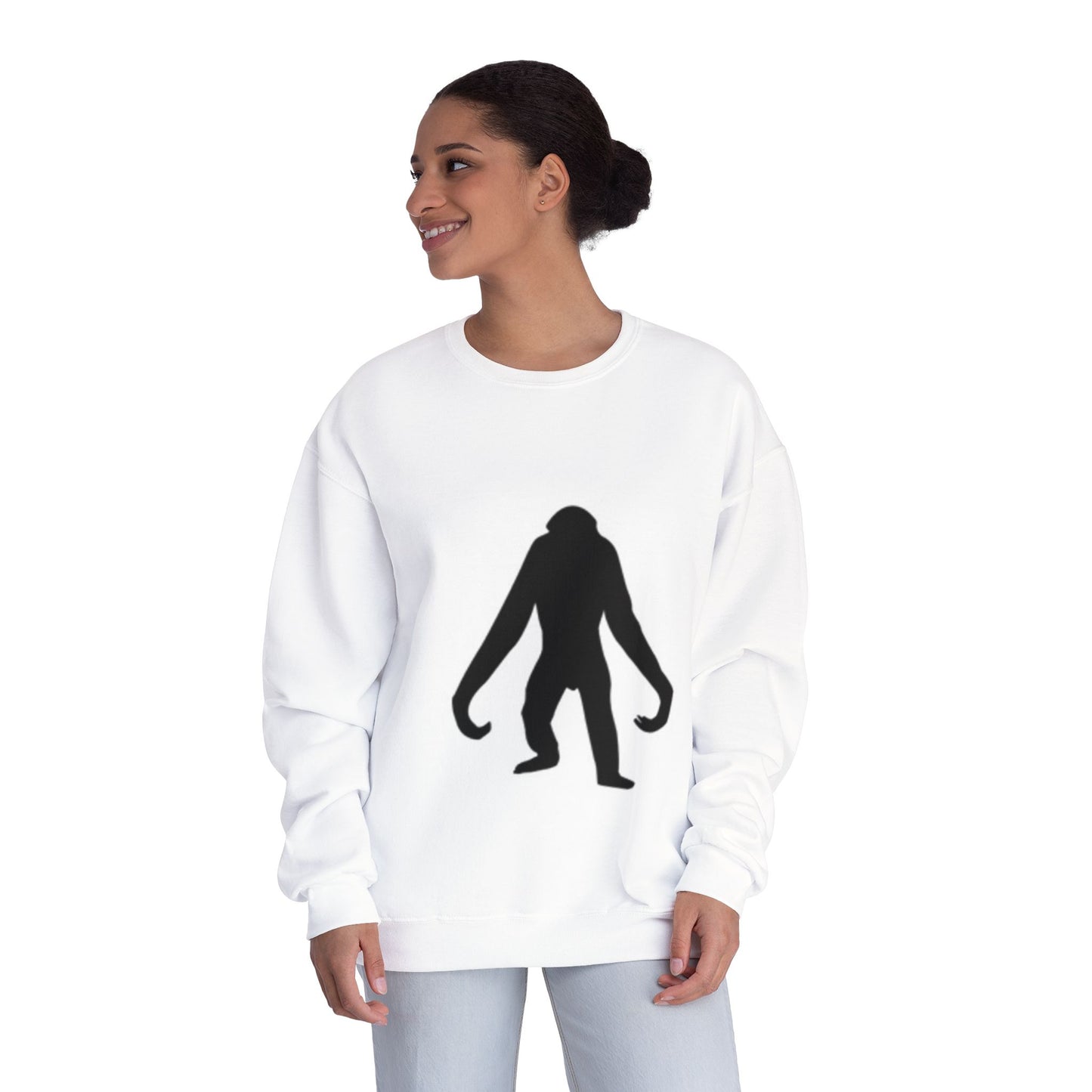 Sasquatch Silhouette Unisex Crewneck Sweatshirt - Cozy & Fun