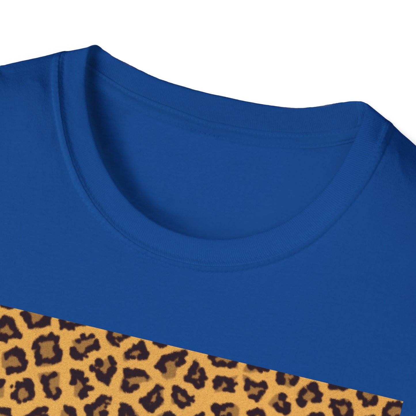 Leopard Print Unisex Softstyle T-Shirt - Trendy Casual Wear