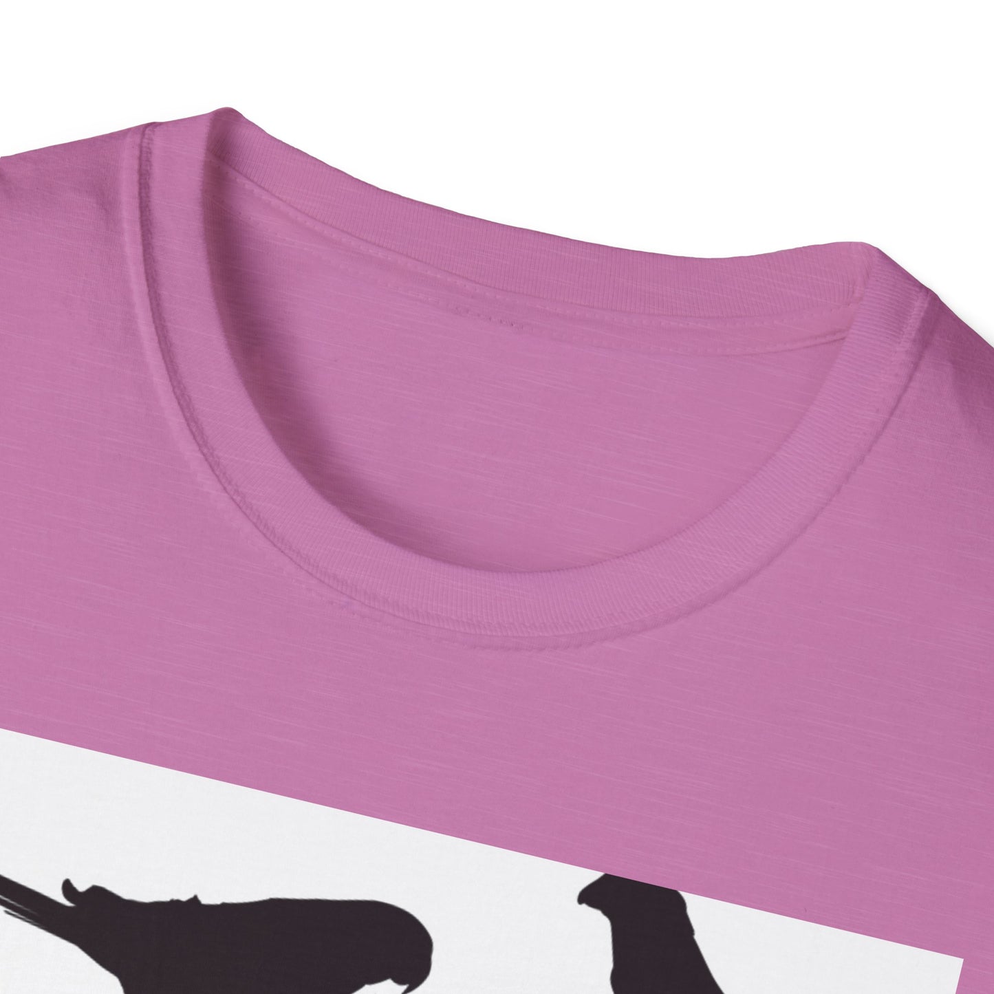 Minimalist Bird Silhouette Unisex Softstyle T-Shirt