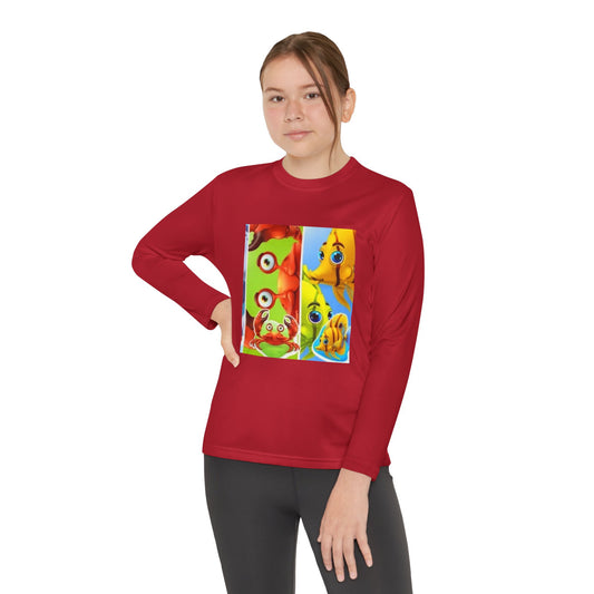 Vibrant Youth Long Sleeve Tee - Fun Animal Designs for Playful Kids