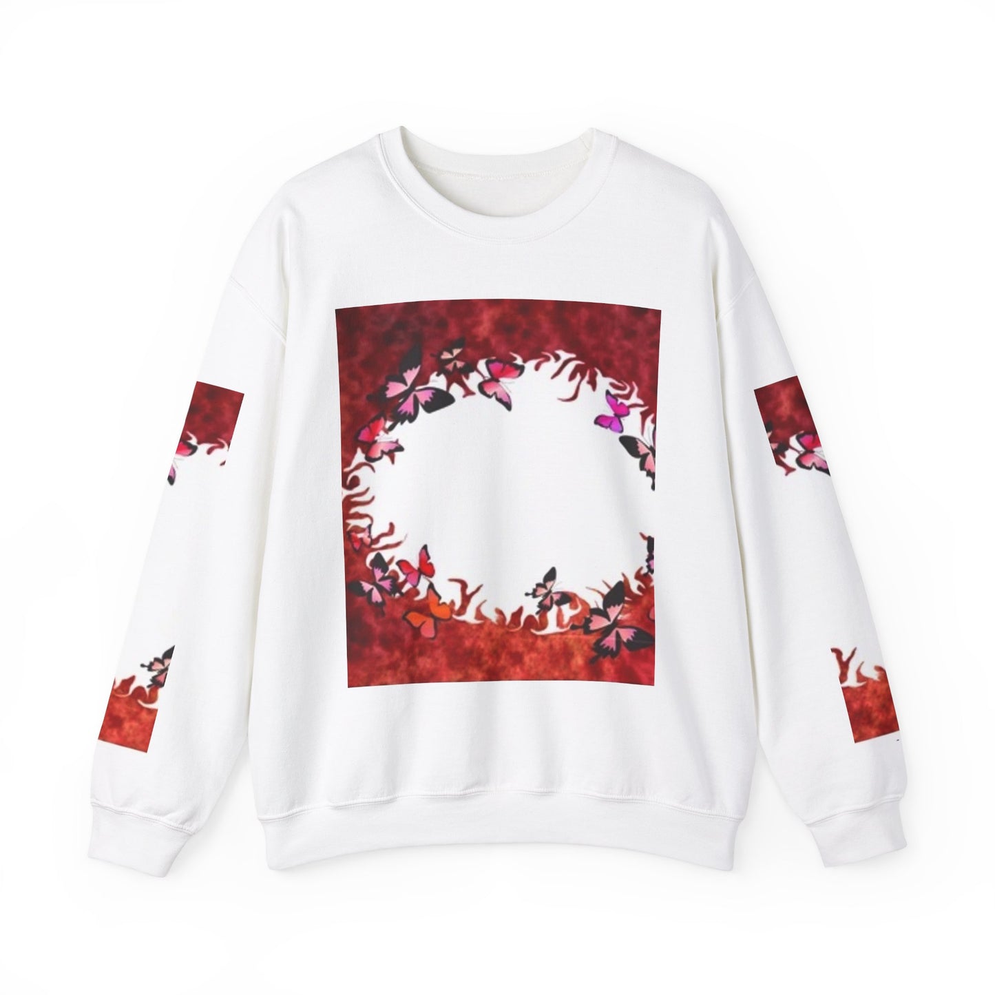 Floral Nature Crewneck Sweatshirt - Cozy Unisex Pullover for Nature Lovers