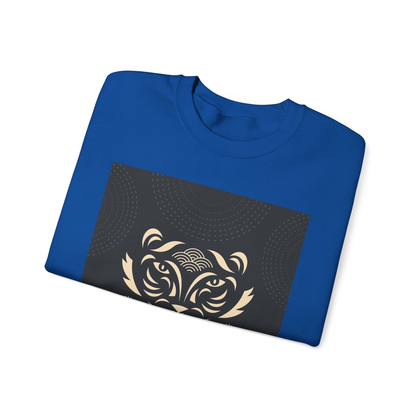 Halloween-Themed Unisex Crewneck Sweatshirt with Spooky Eyes and Bird Design