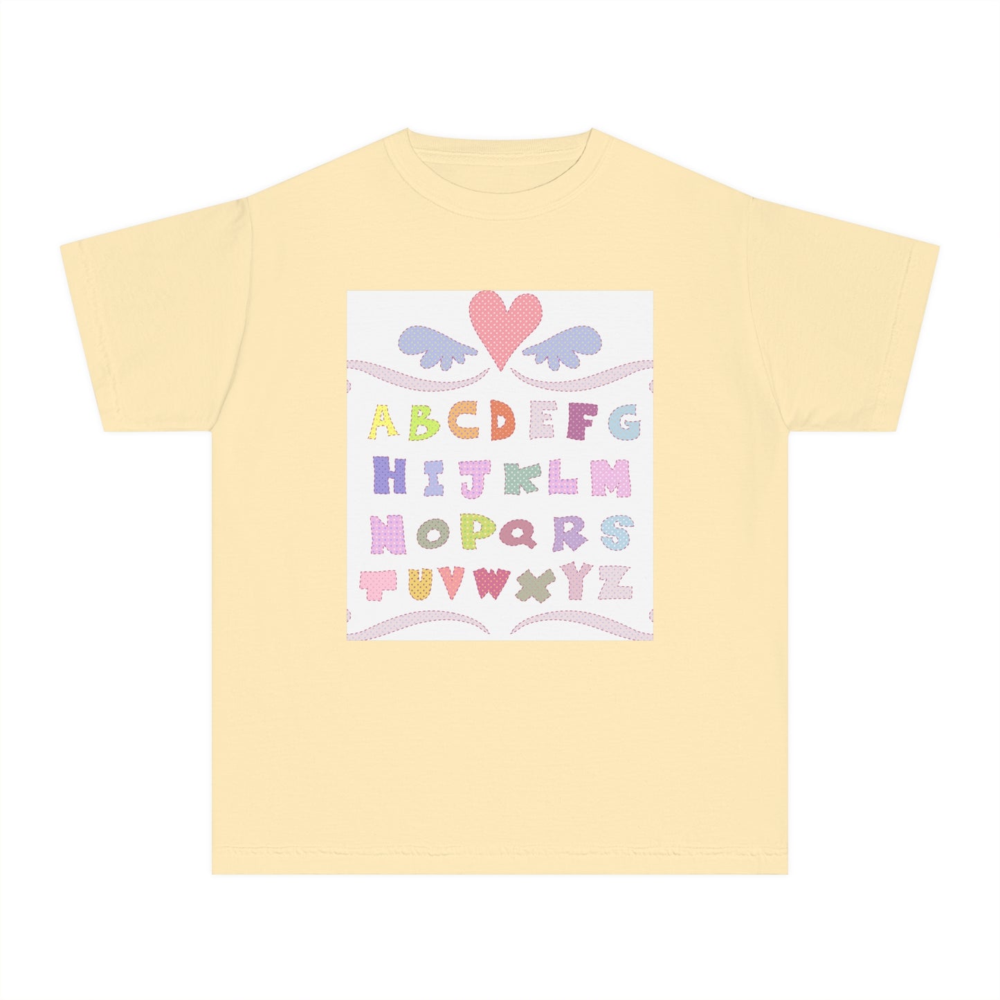 Youth Alphabet Love Tee - Fun & Playful Kids Shirt