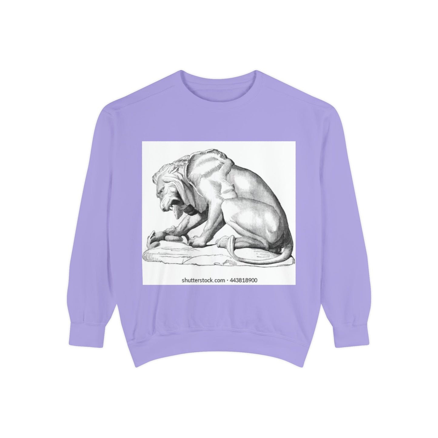 Artistic Lion Graphic Unisex Sweatshirt - Cozy & Stylish