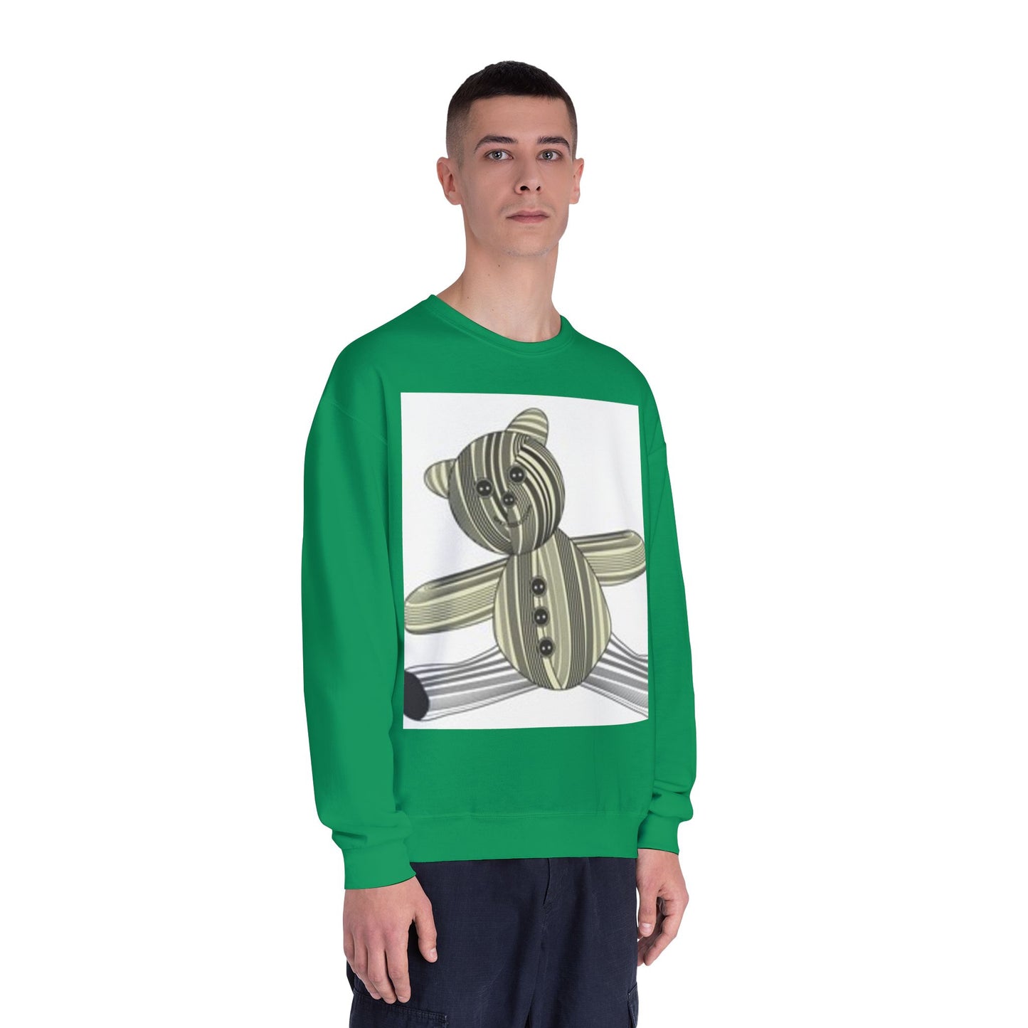 Cozy Teddy Bear Graphic Sweatshirt - Perfect for All Ages