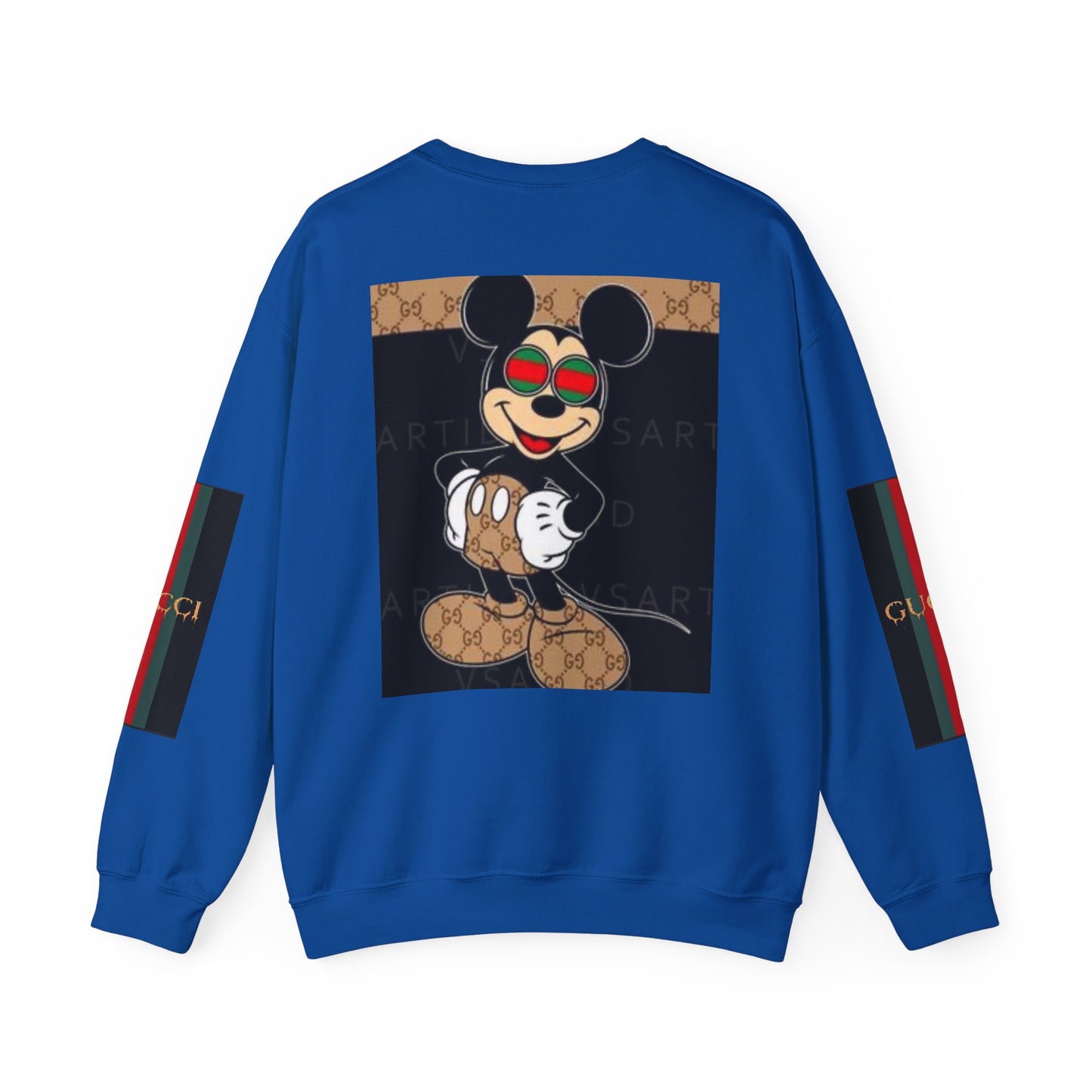 Gucci-Inspired Mickey Mouse Unisex Heavy Blend™ Crewneck Sweatshirt
