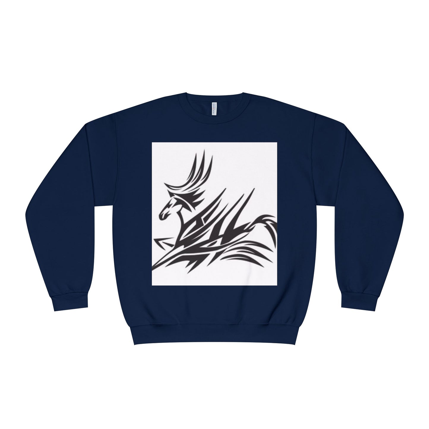 Trendy Tribal Design Unisex Crewneck Sweatshirt - Perfect for Casual Wear & Gifting