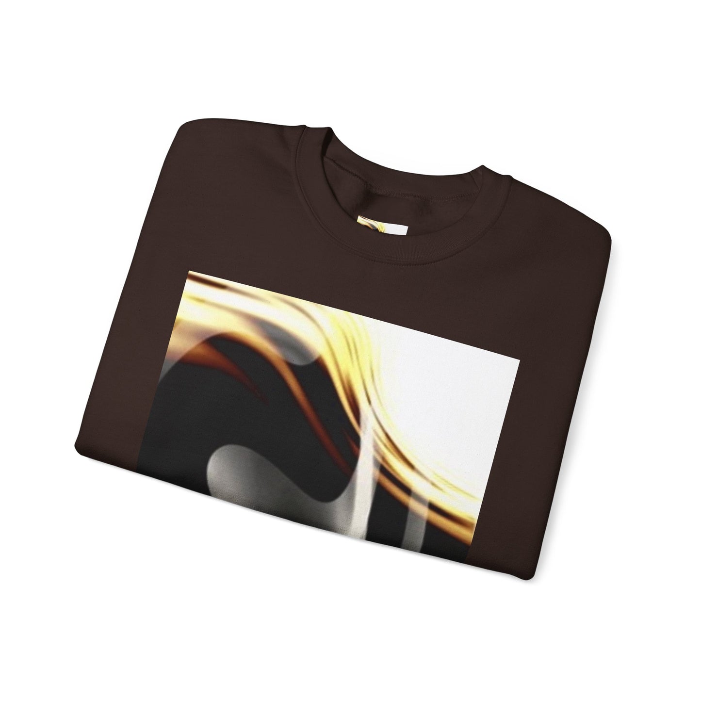 Abstract Wave Unisex Crewneck Sweatshirt - Modern Art Design