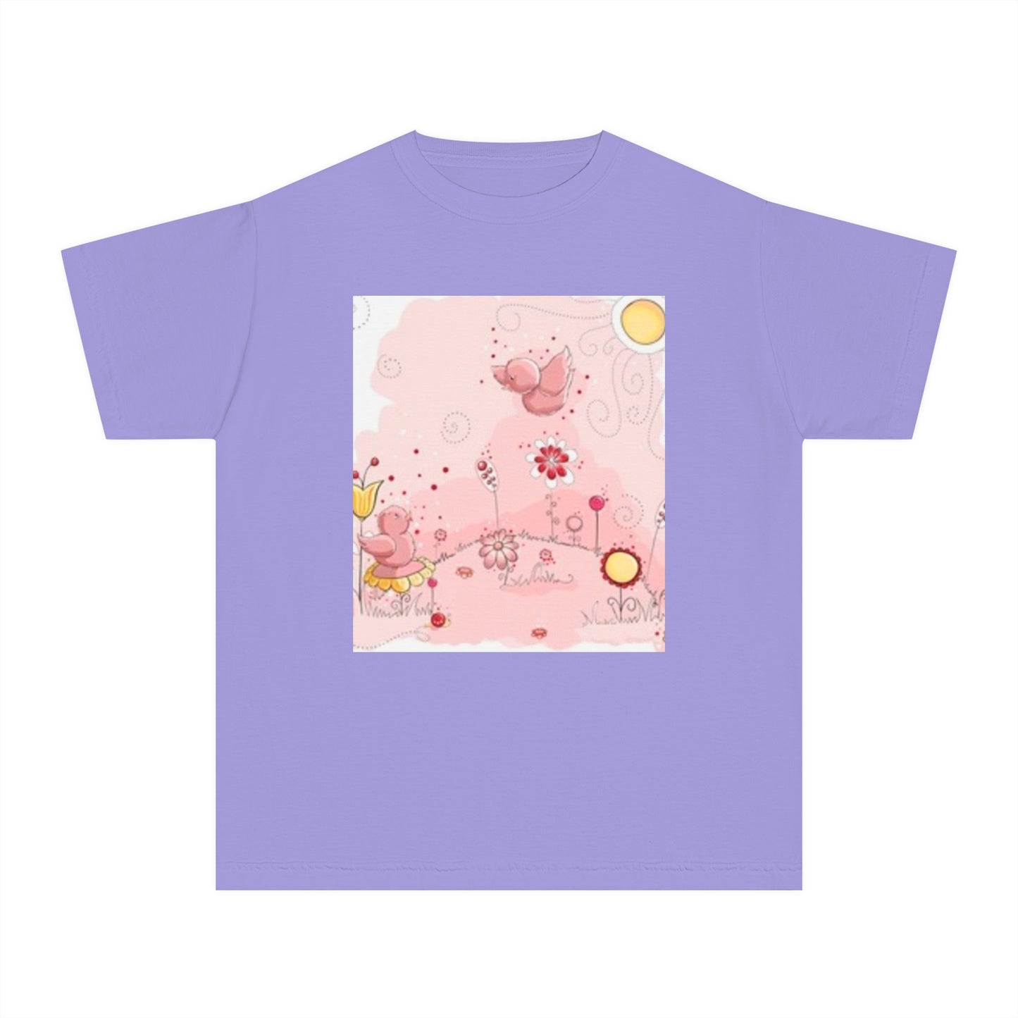 Fun Dinosaur Youth Midweight Tee for Boys and Girls - Perfect for Play and Adventures
