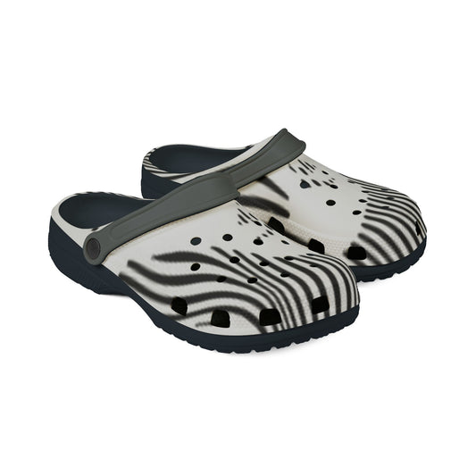 Zebra Print EVA Foam Rubber Shoes - Comfortable & Stylish Footwear for Every Occasion