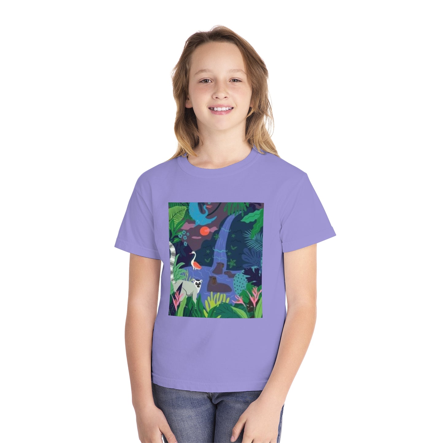 Colorful Jungle Adventure Youth Tee