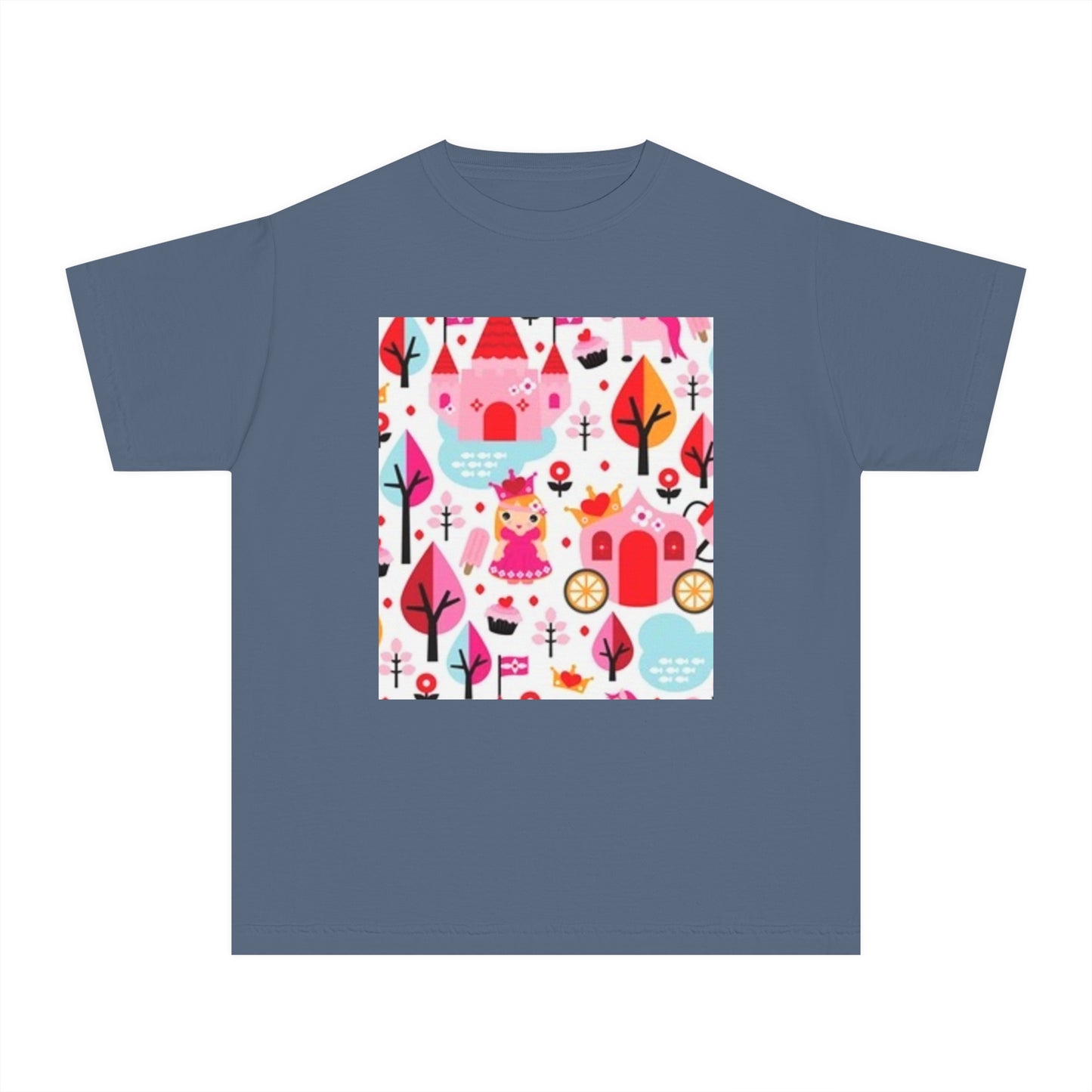 Youth Midweight Tee - Whimsical Fairy Tale Design for Kids