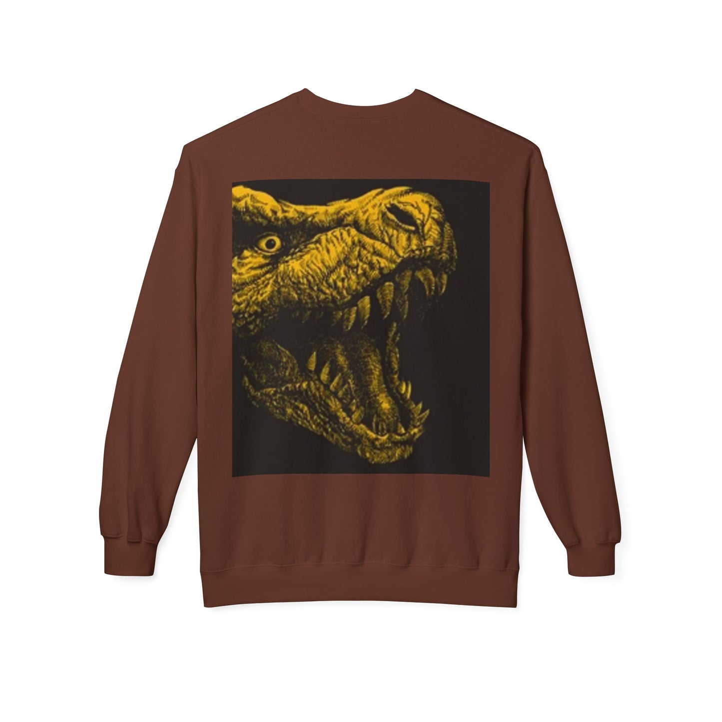 Unisex Dinosaur Graphic Sweatshirt - Cozy Midweight Crewneck