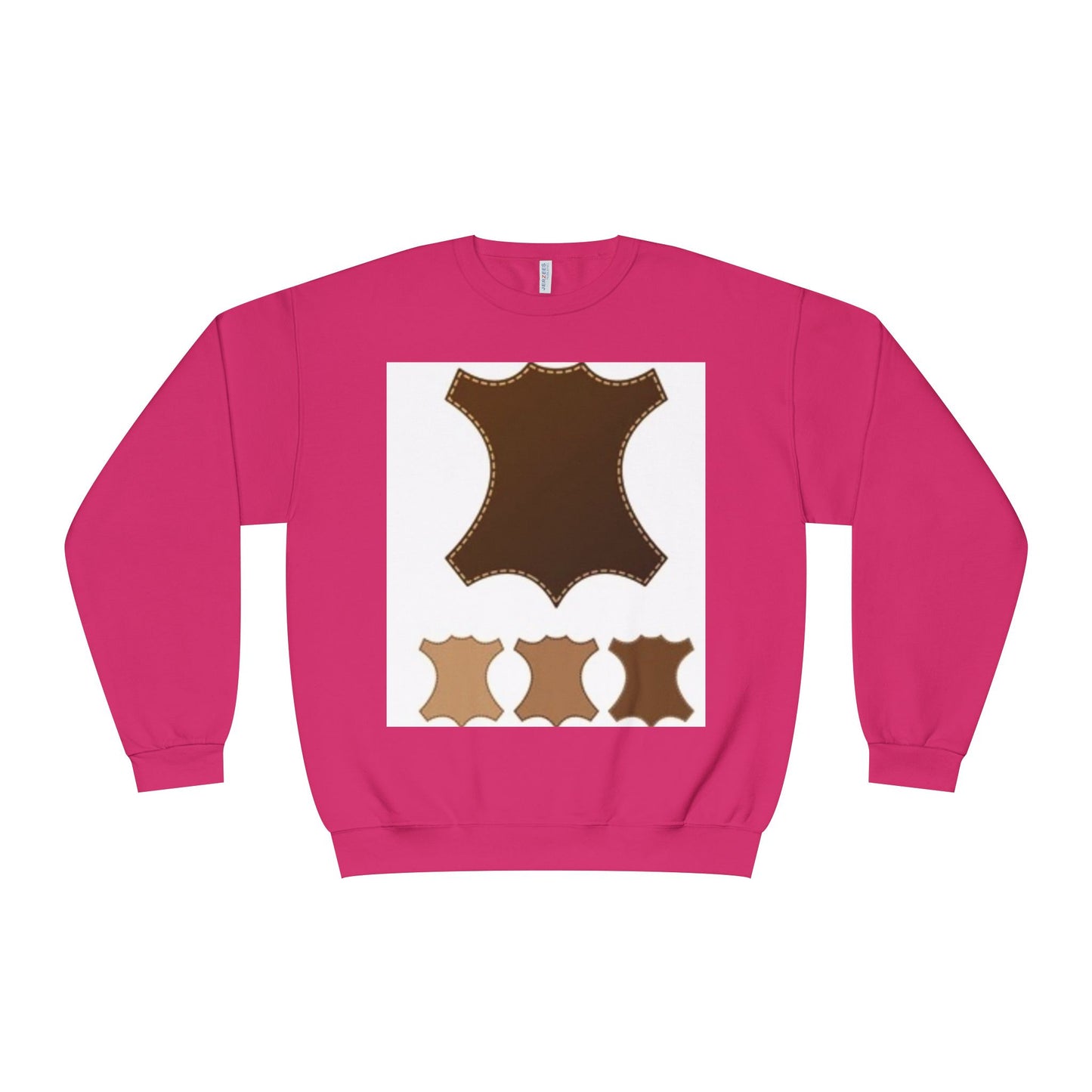 Artisan Leather Pattern Unisex Crewneck Sweatshirt