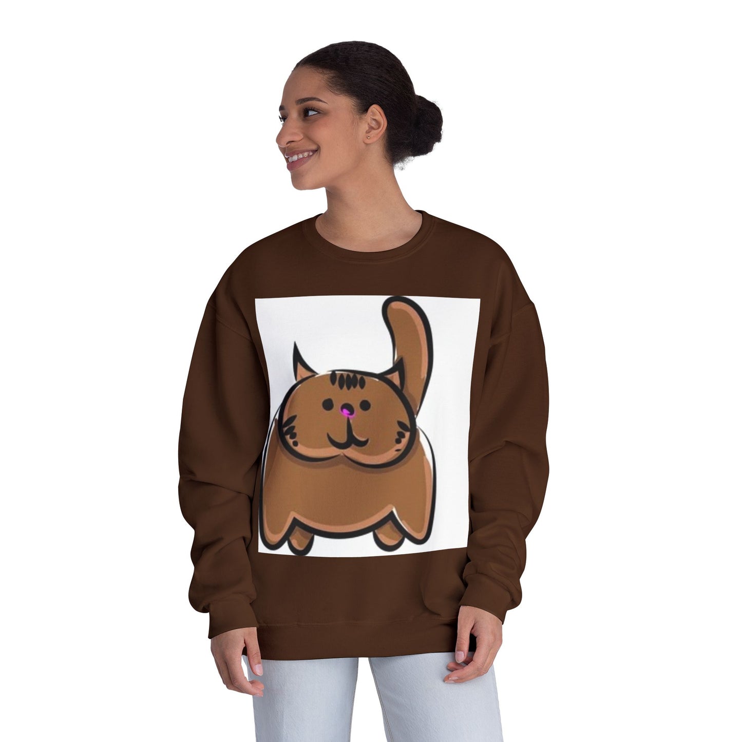 Cute Cartoon Cat Unisex Sweatshirt