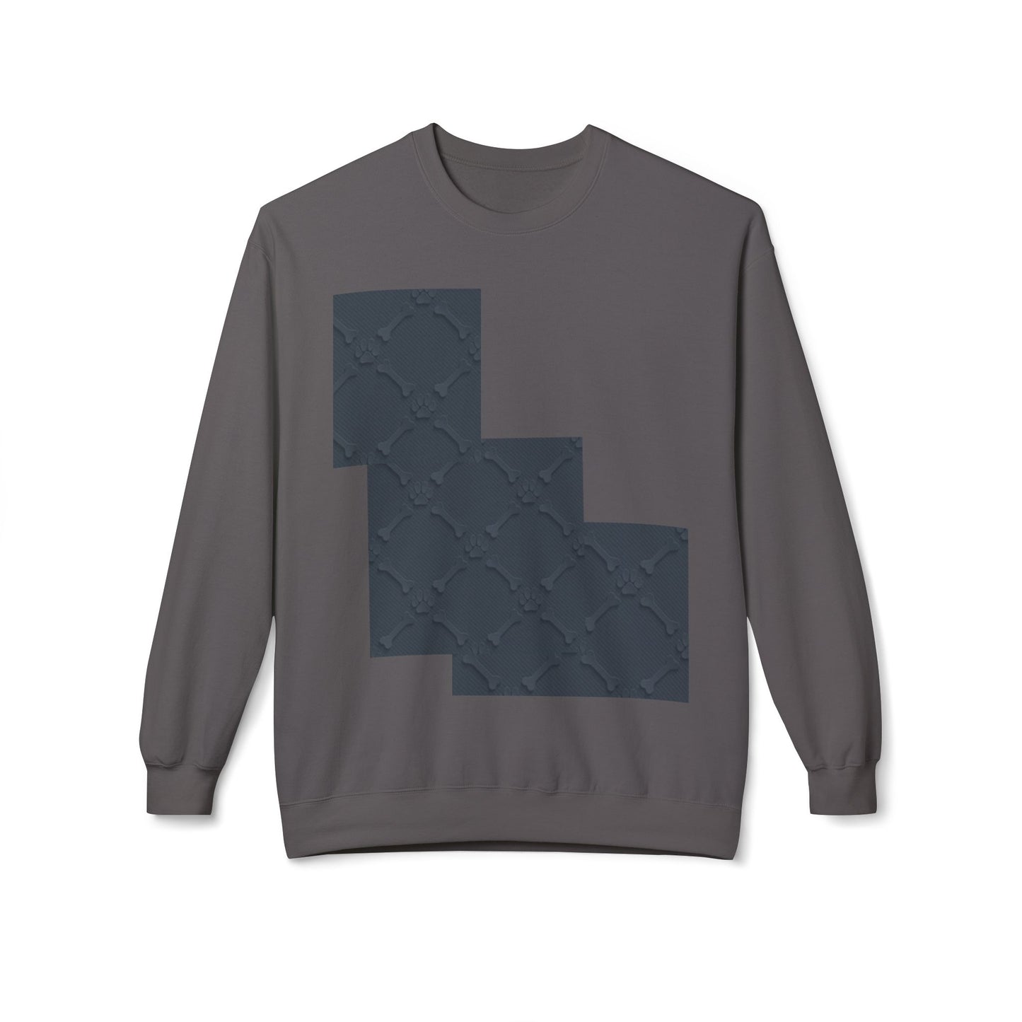 Minimalist Pet-Themed Crewneck Sweatshirt for Animal Lovers