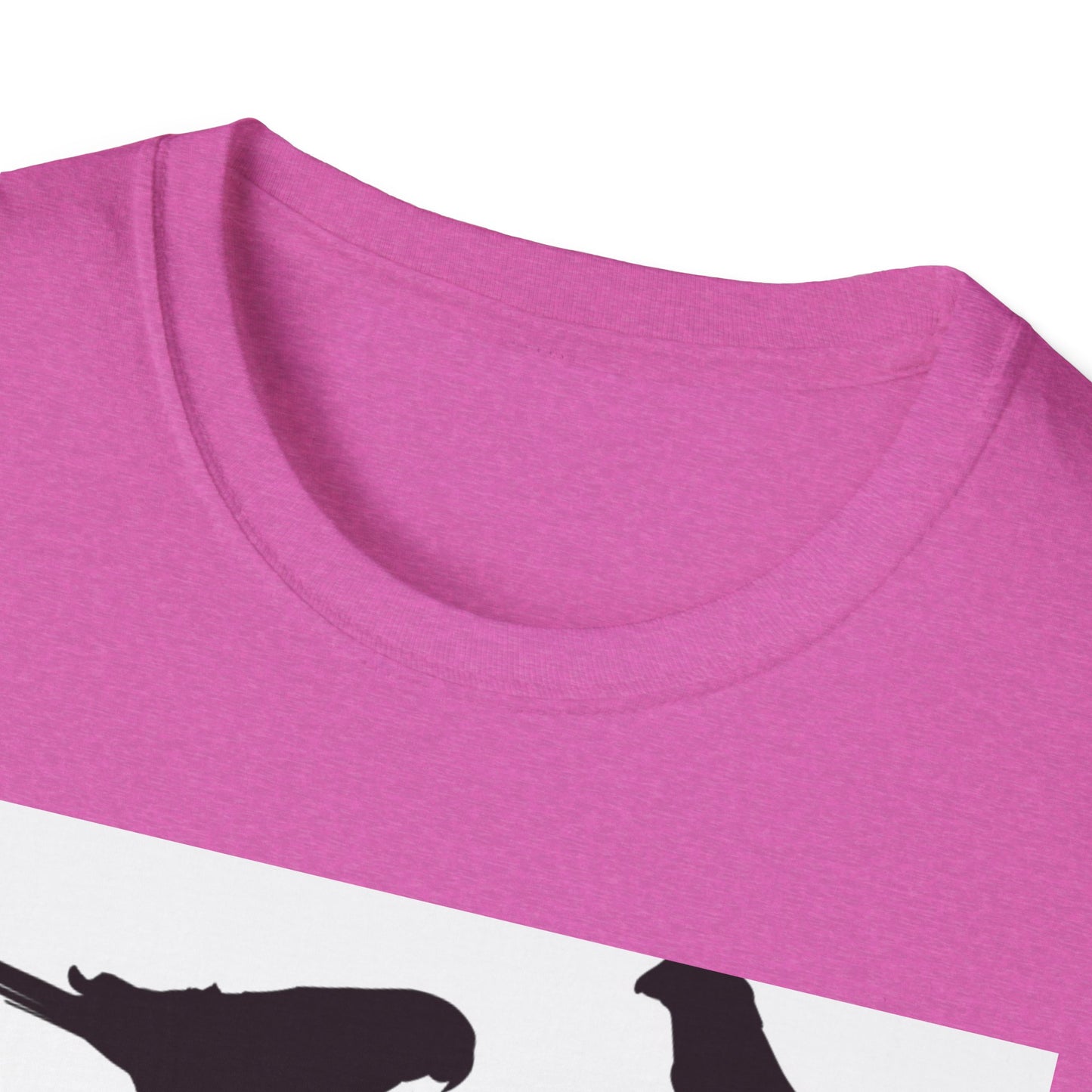 Minimalist Bird Silhouette Unisex Softstyle T-Shirt