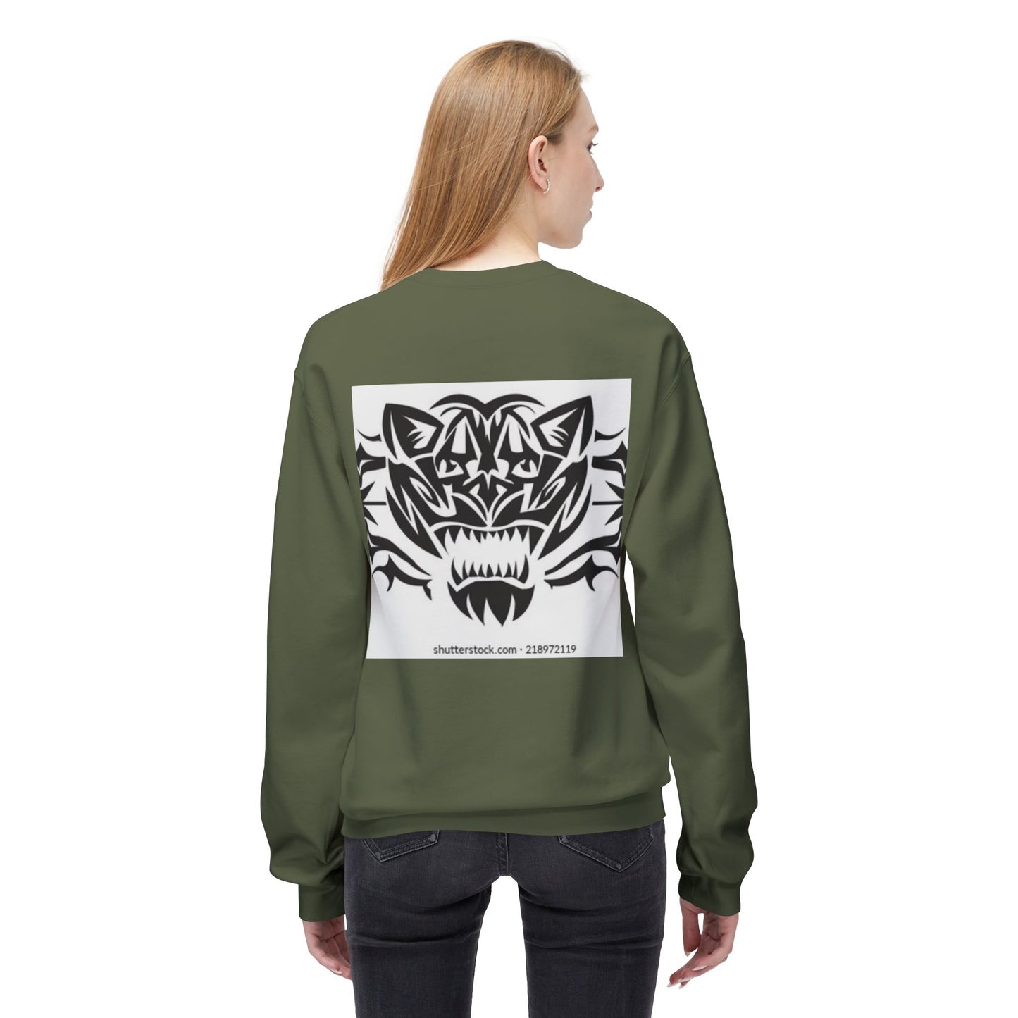 Fierce Tiger Graphic Sweatshirt for Nature Lovers
