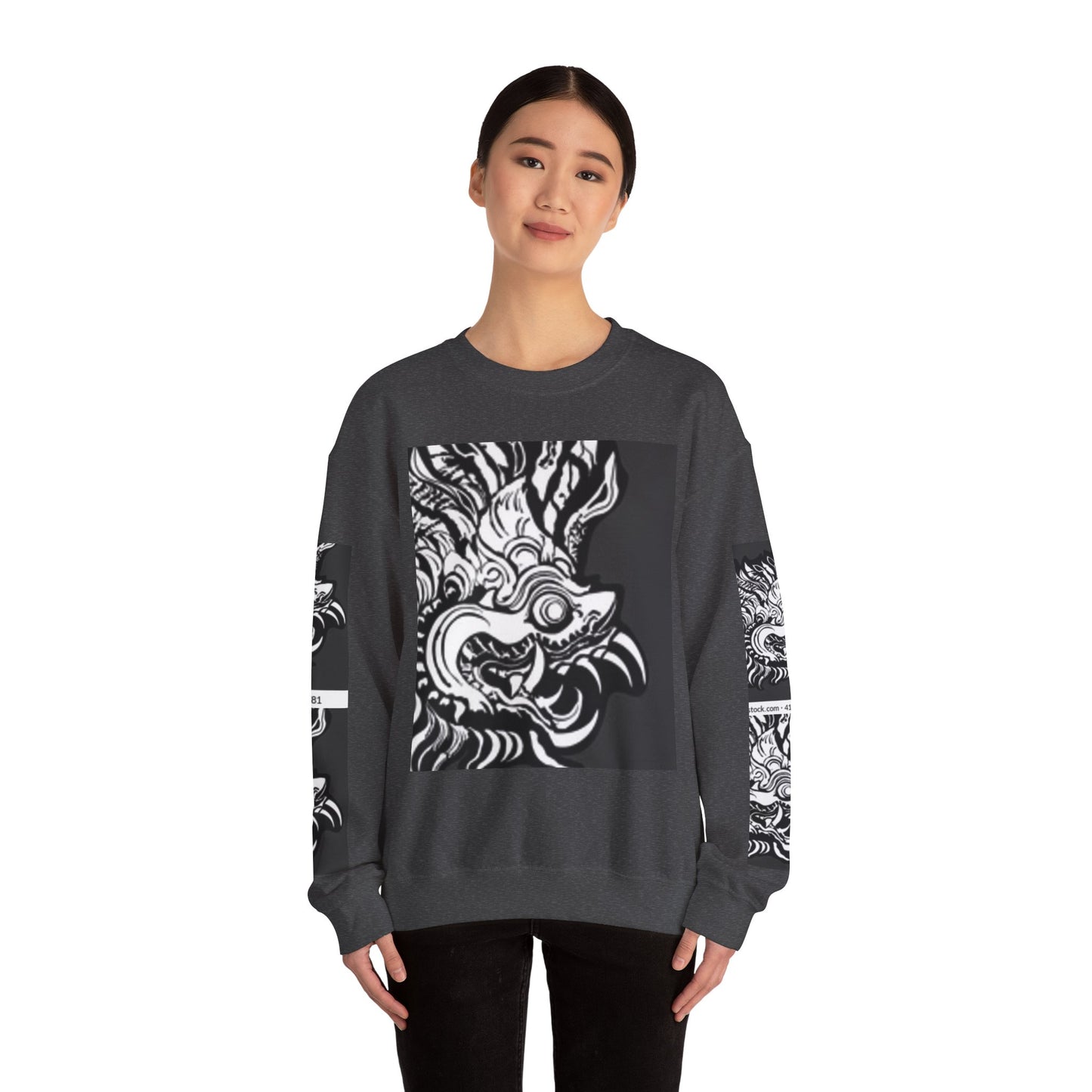 Bold Graphic Crewneck Sweatshirt - Unisex Heavy Blend™ - Perfect for Streetwear and Casual Outings