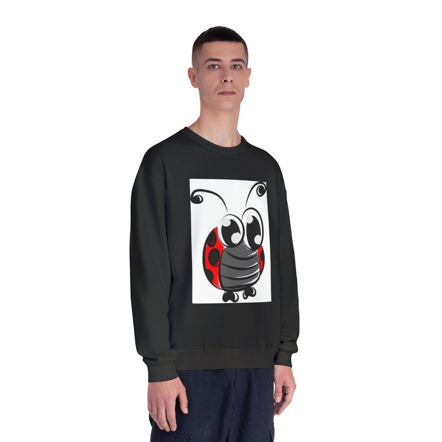 Cute Ladybug Unisex Crewneck Sweatshirt - Cozy & Fun Casual Wear