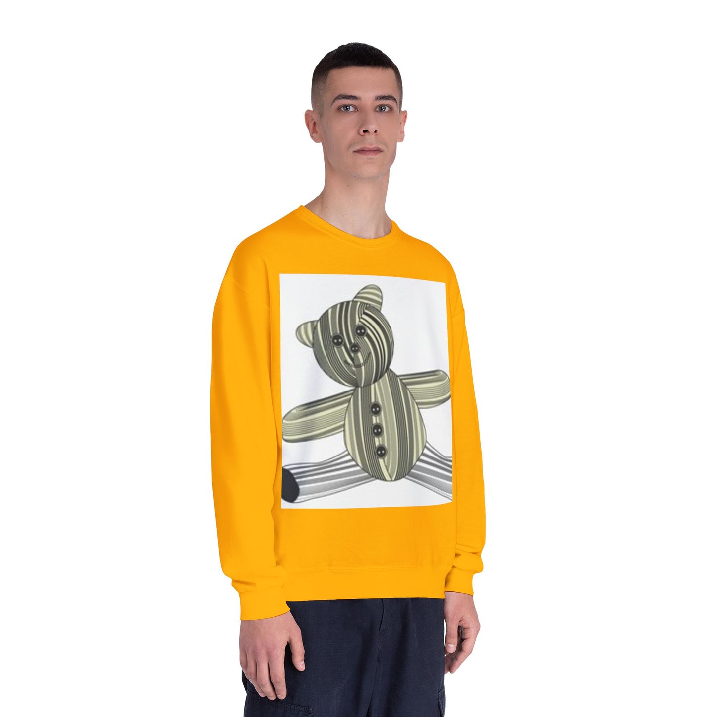 Cozy Teddy Bear Graphic Sweatshirt - Perfect for All Ages