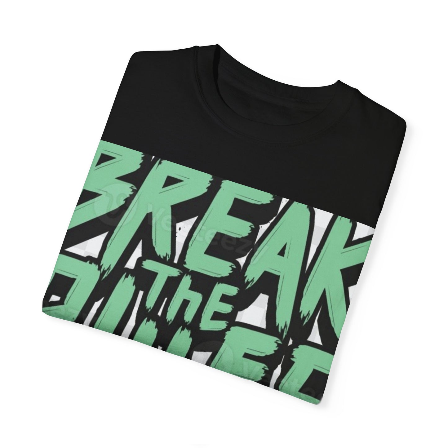 Unisex Garment-Dyed T-shirt - "Break the Rules" Graphic Tee for Creative Spirits