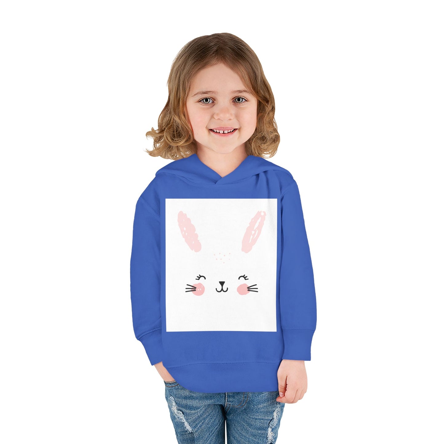 Cute Bunny Hoodie for Toddlers - Cozy Fleece Pullover