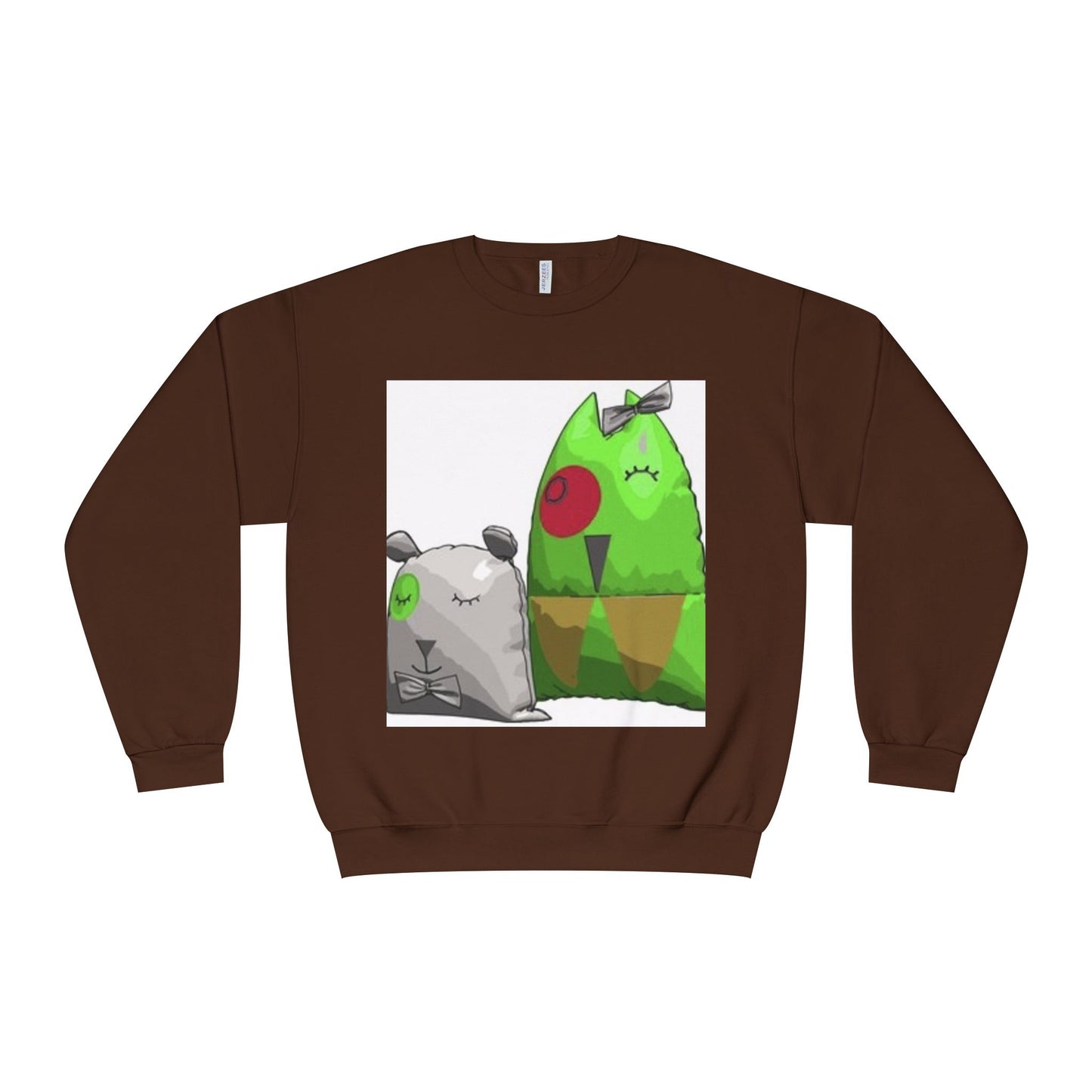 Cute Cartoon Monsters Unisex Crewneck Sweatshirt - Cozy Fun for All Ages
