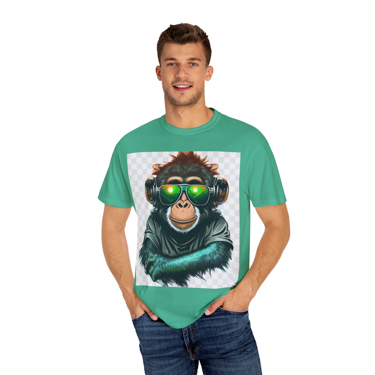 Cool Monkey Graphic Unisex T-Shirt - Perfect for Music Lovers & Casual Vibes