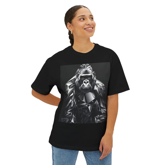 Unisex Oversized Boxy Tee - Vibrant Hoodie Graphic Shirt for Casual Style