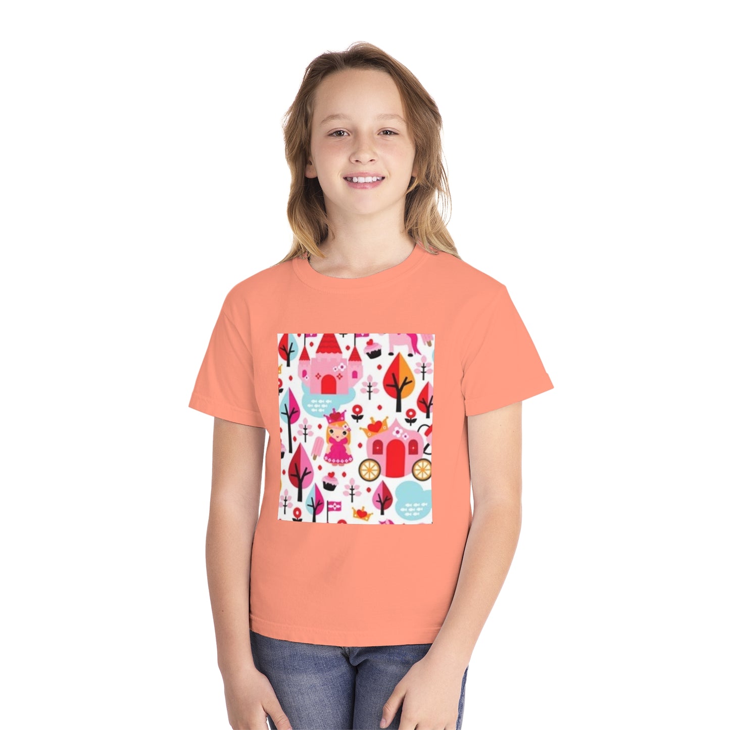 Youth Midweight Tee - Whimsical Fairy Tale Design for Kids
