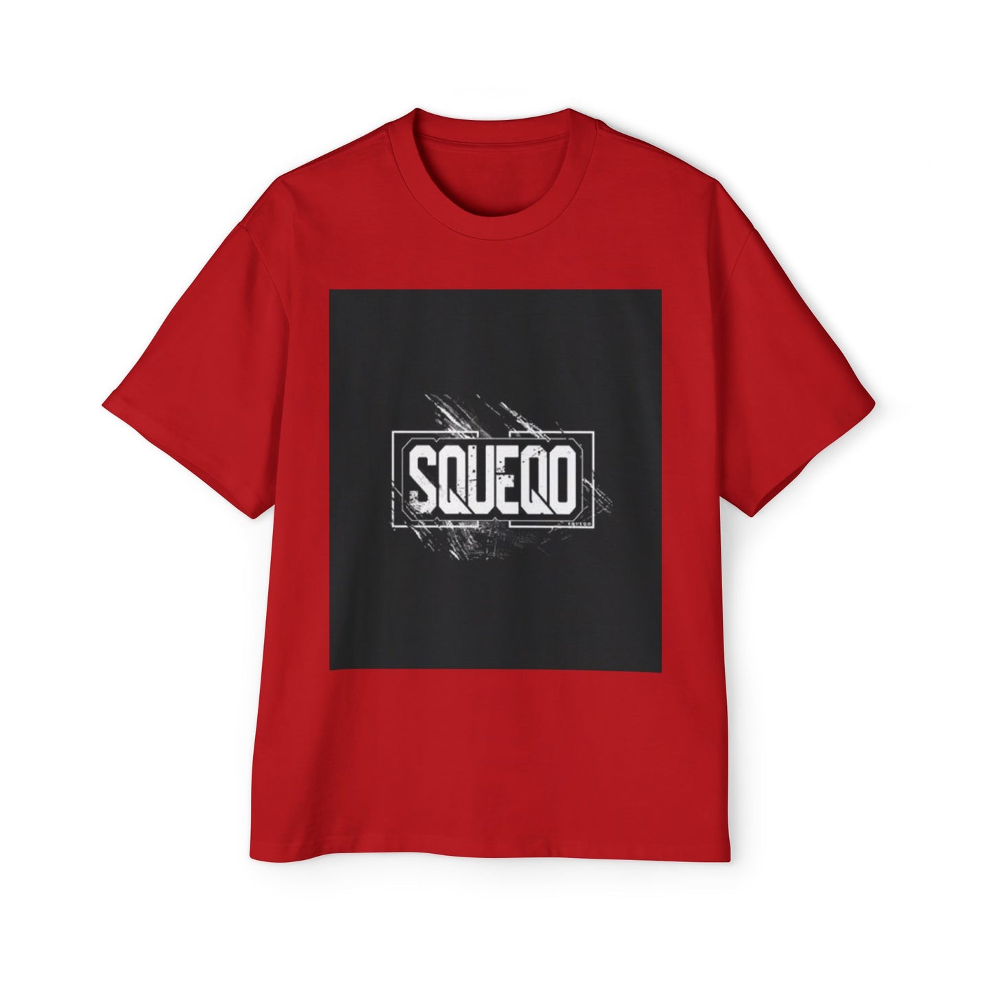 SQUEQO Graphic Heavy Oversized Tee for Casual Style