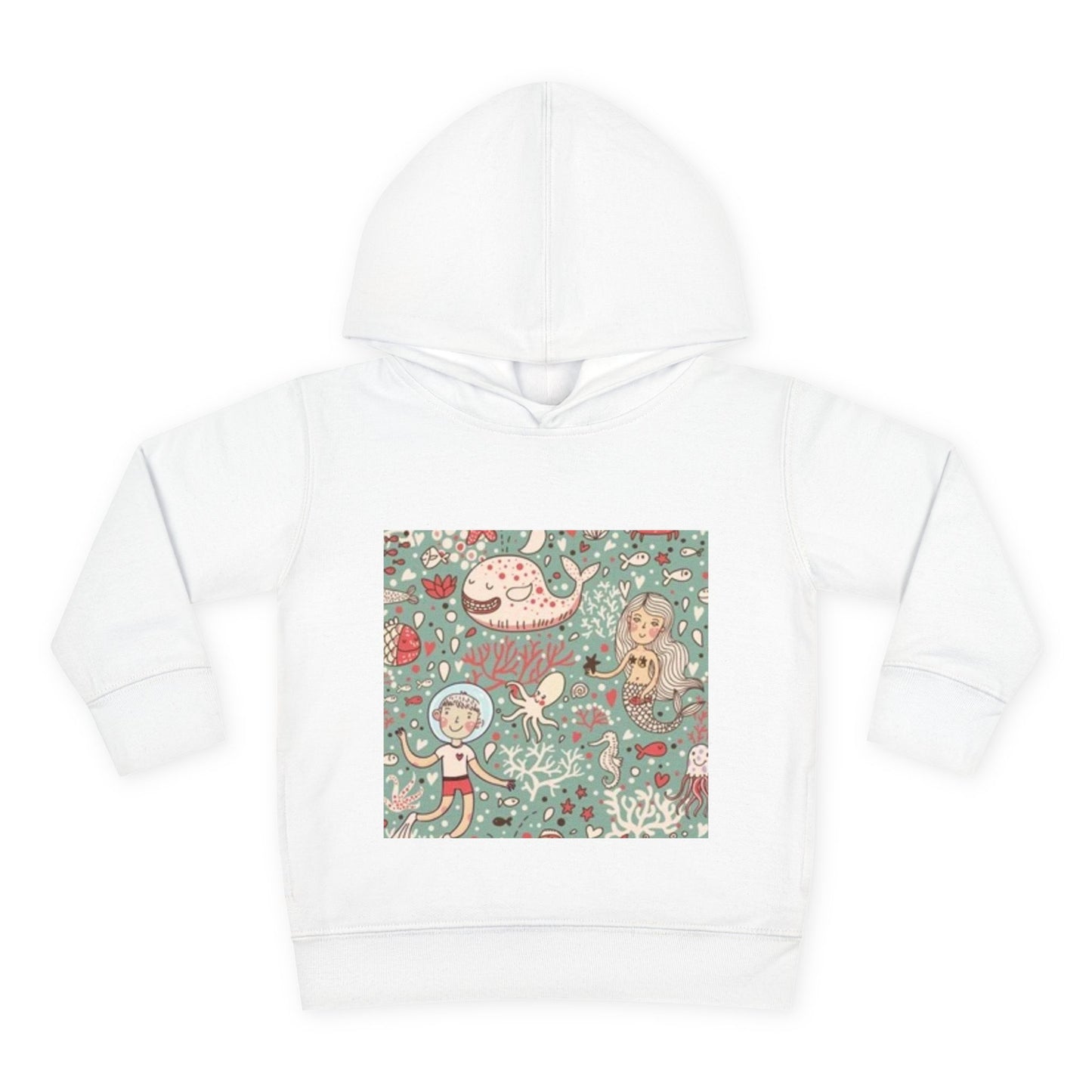 Whimsical Ocean Adventure Toddler Hoodie