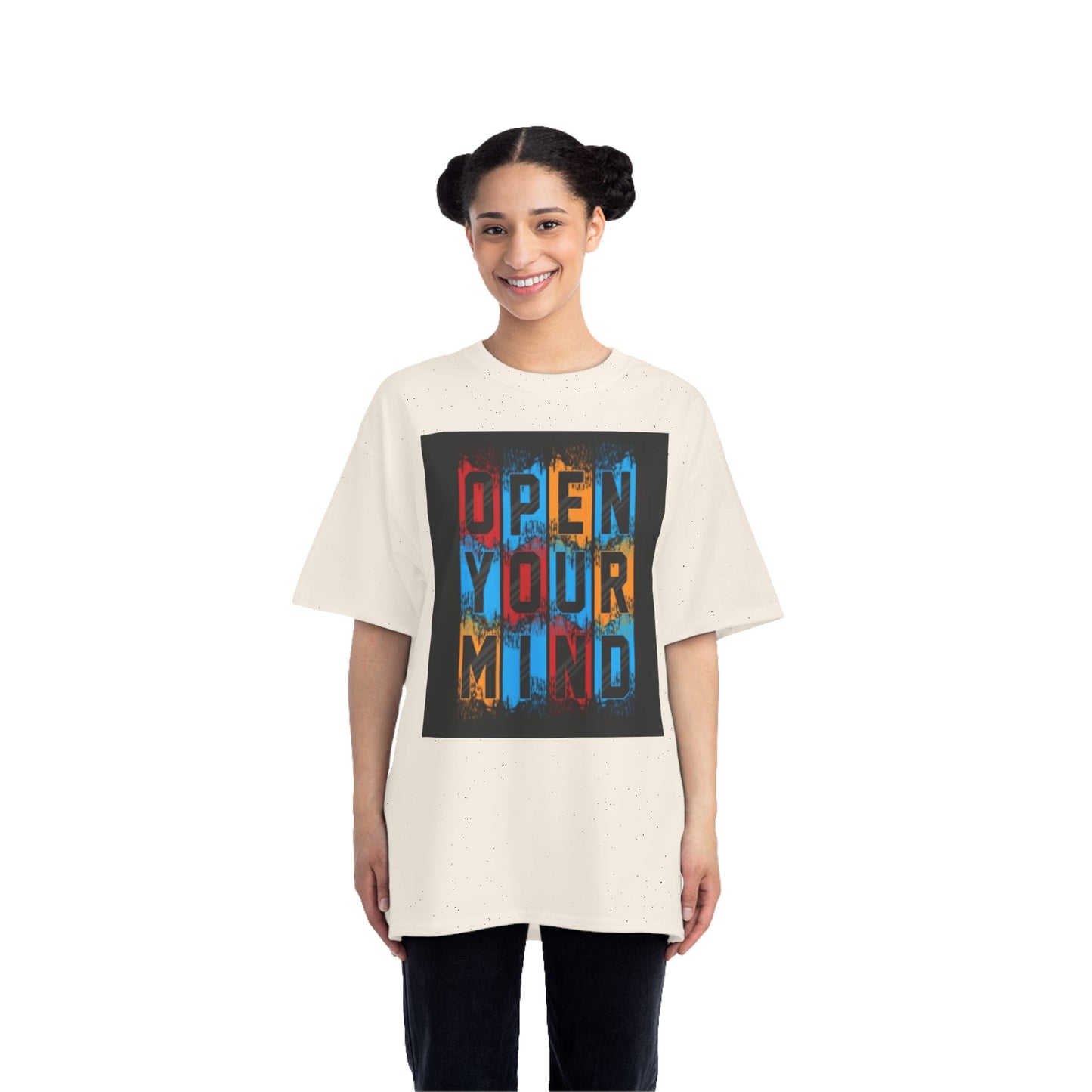 Open Your Mind Graphic Beefy-T® Short-Sleeve T-Shirt - Inspirational Art Tee