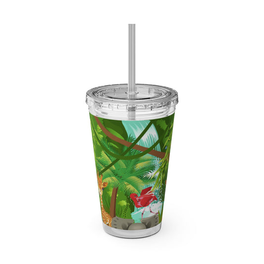 Sunsplash Tumbler with Straw, 16oz