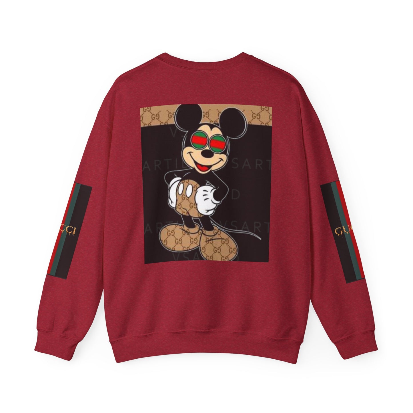 Gucci-Inspired Mickey Mouse Unisex Heavy Blend™ Crewneck Sweatshirt