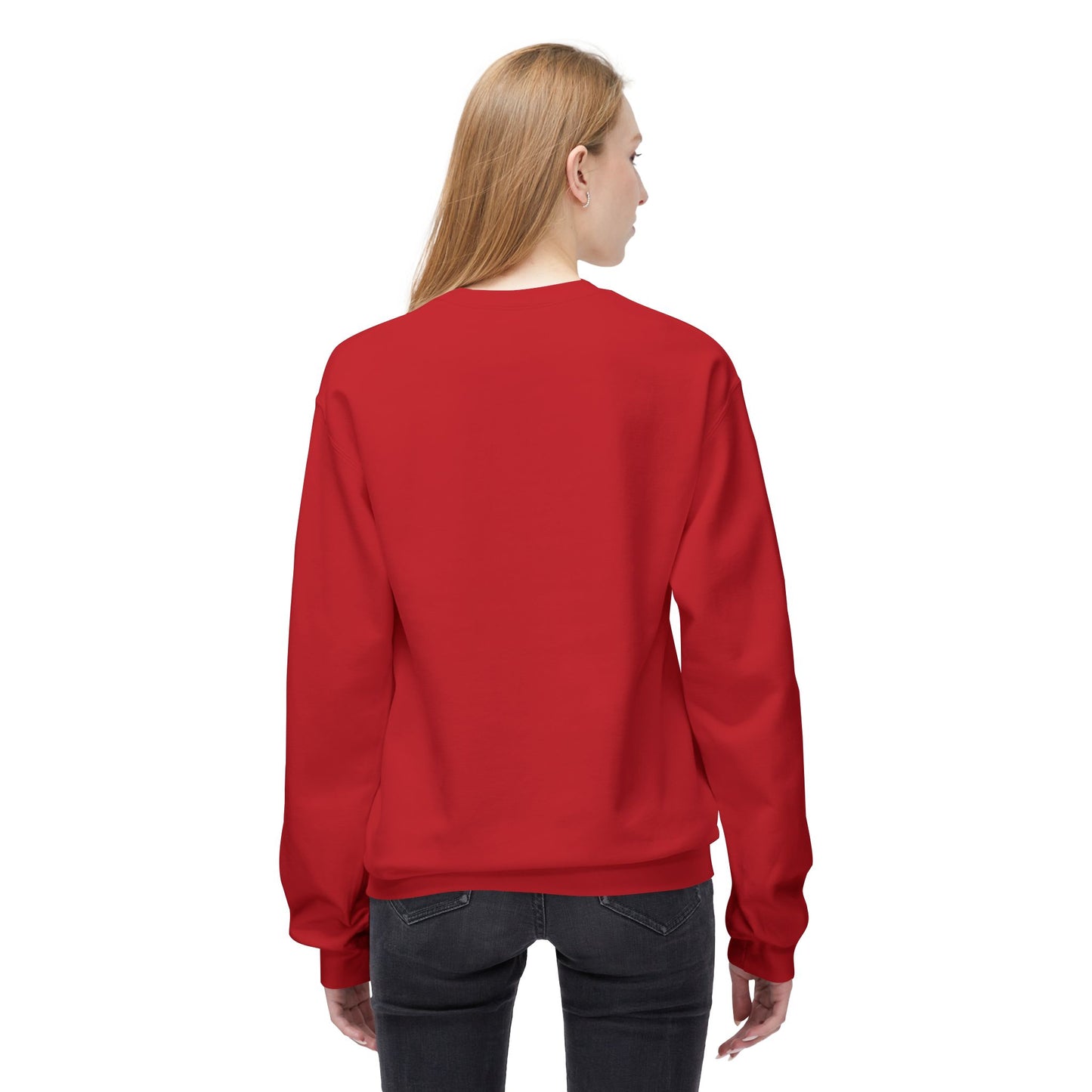 Beard Patterns Unisex Fleece Crewneck Sweatshirt - Cozy & Stylish
