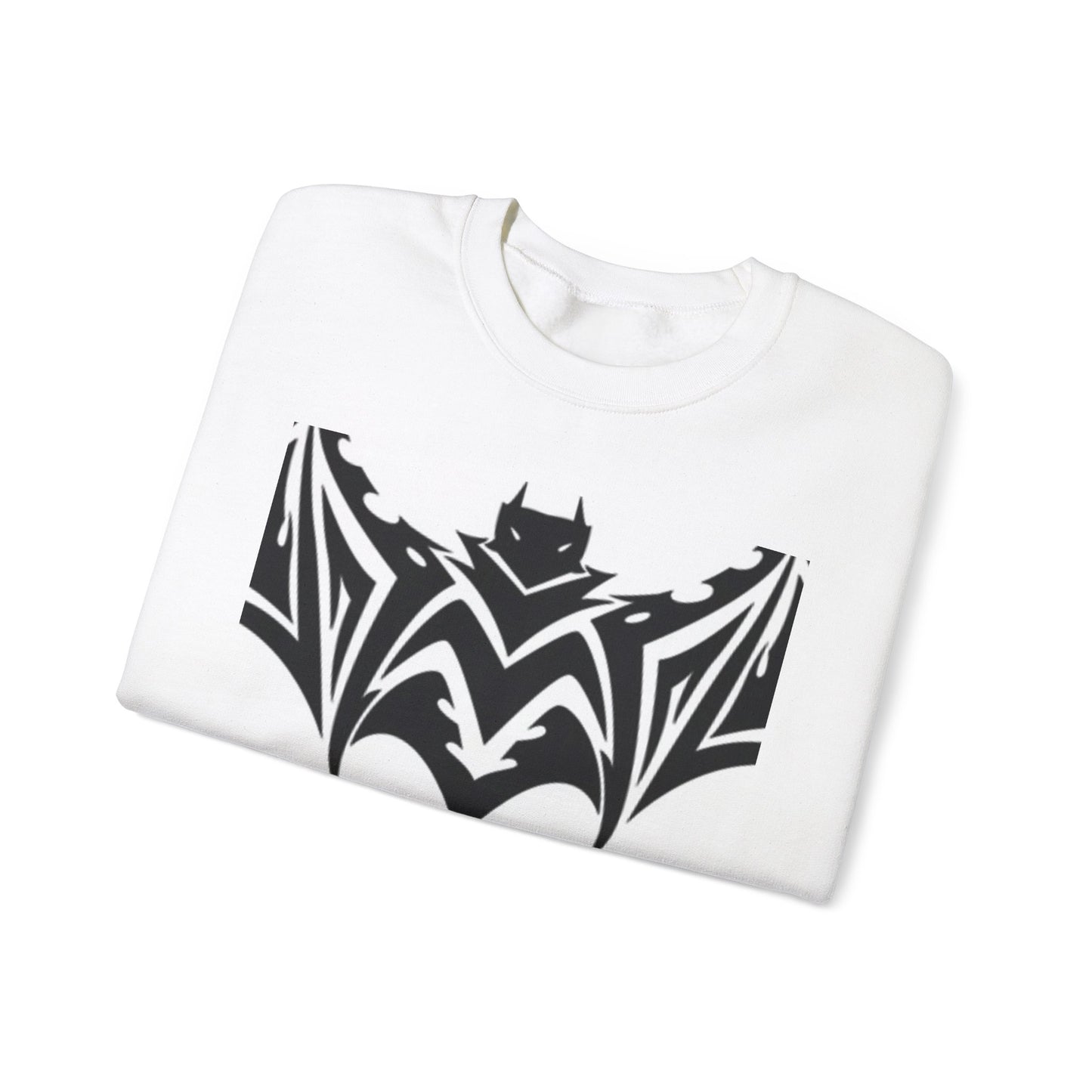 Gothic Bat Sweatshirt - Unisex Crewneck for Halloween & Casual Wear