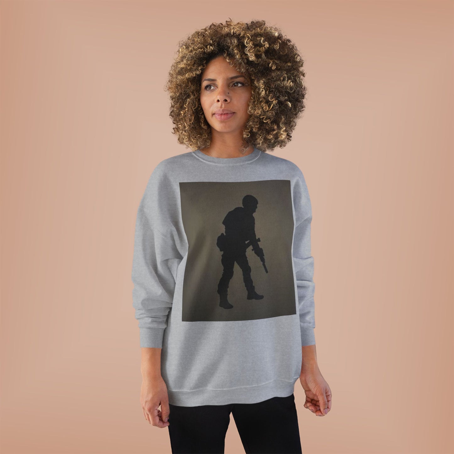 Unisex EcoSmart® Crewneck Sweatshirt - Military Inspired Design