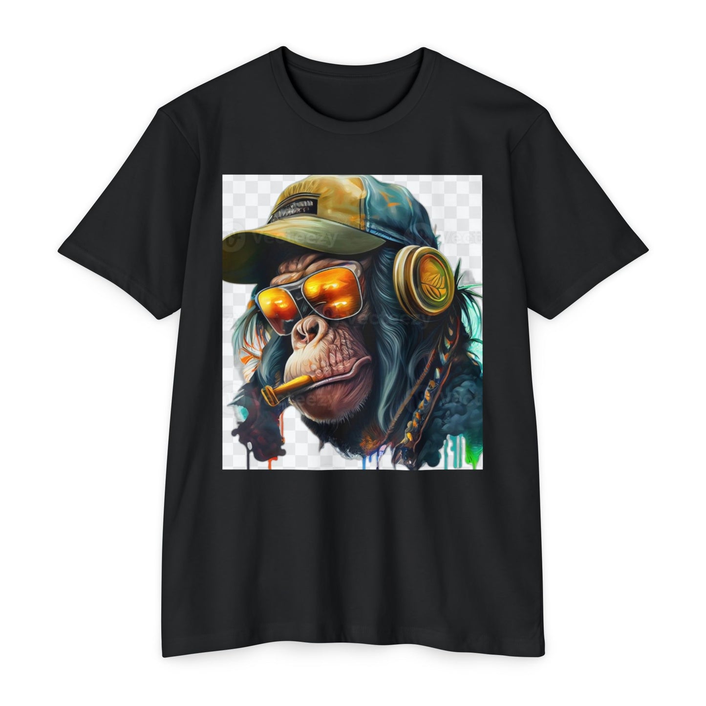 Cool Monkey Graphic Unisex T-Shirt - Perfect for Music Lovers