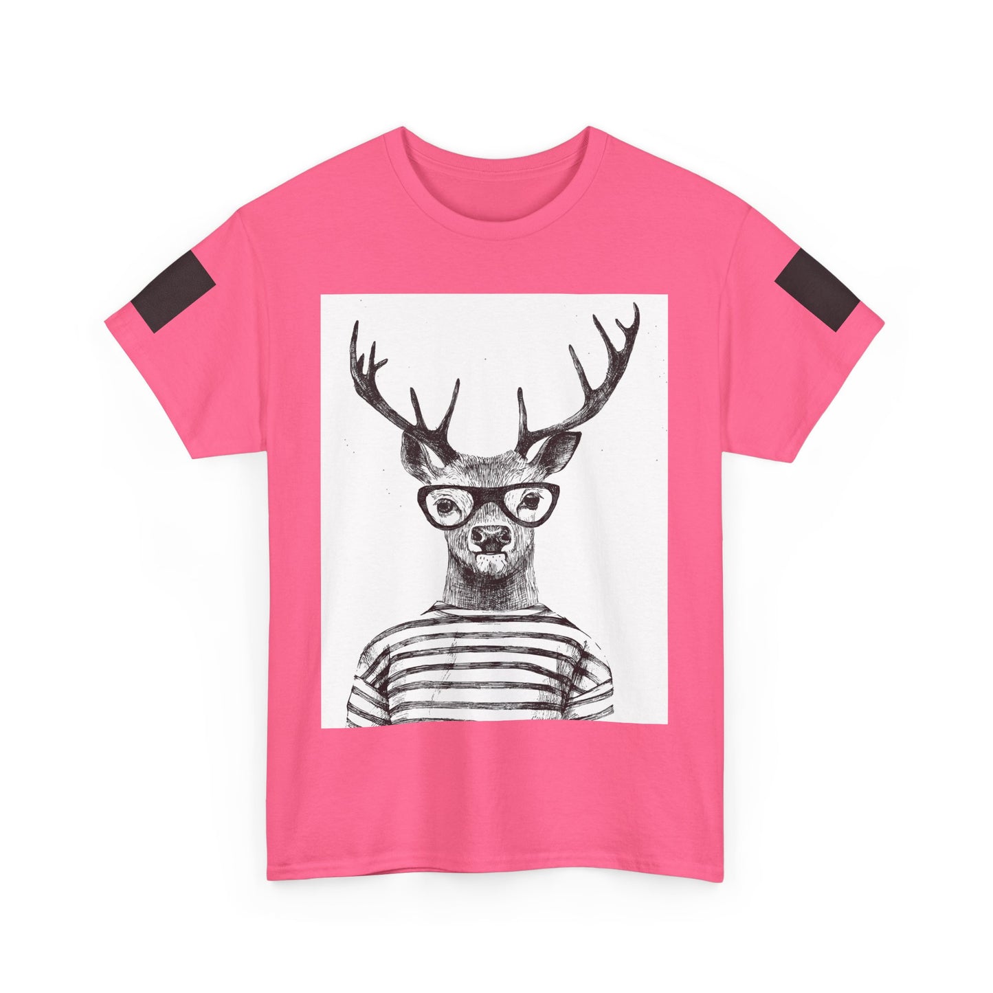 Cool Vintage Deer Graphic Unisex Heavy Cotton Tee