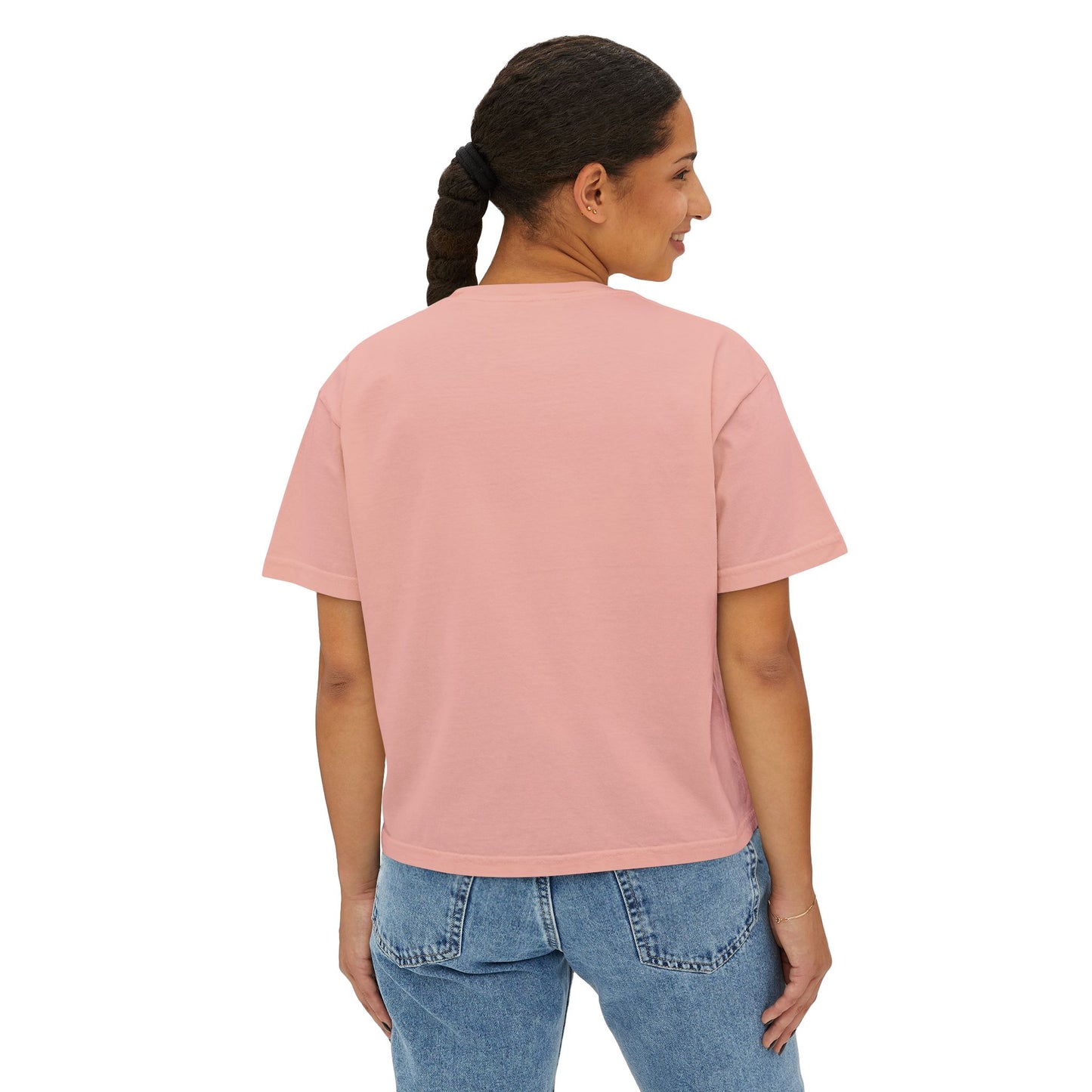 Women's Boxy Tee - Fun Animal Print for Casual Days